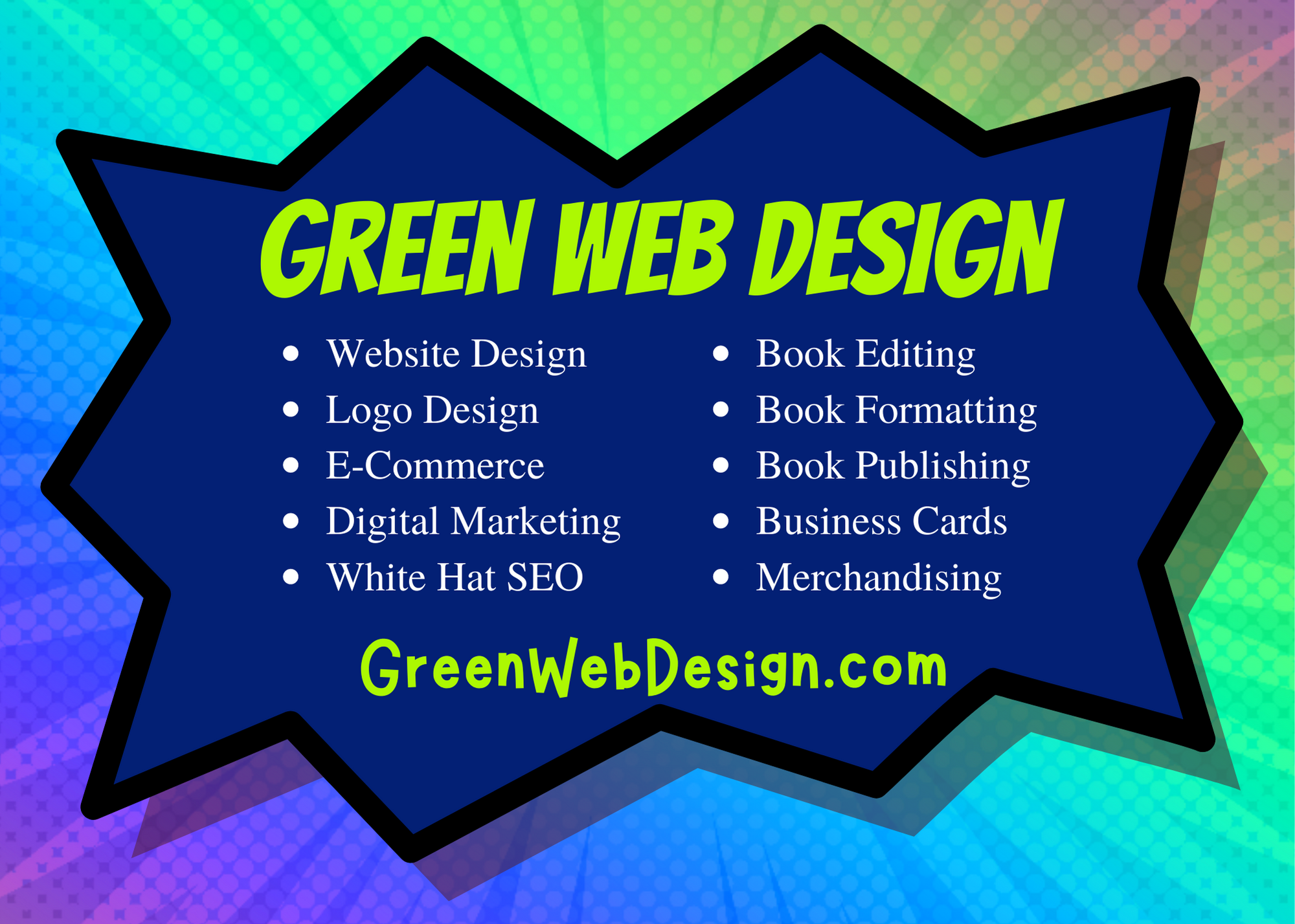 Green Web Design Blue and Yellow 2 1